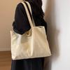 New Large-capacity Tote Bag, Student Class Handbag, Female Harajuku Bag, Fashionable and Simple Canvas Shoulder Bag.