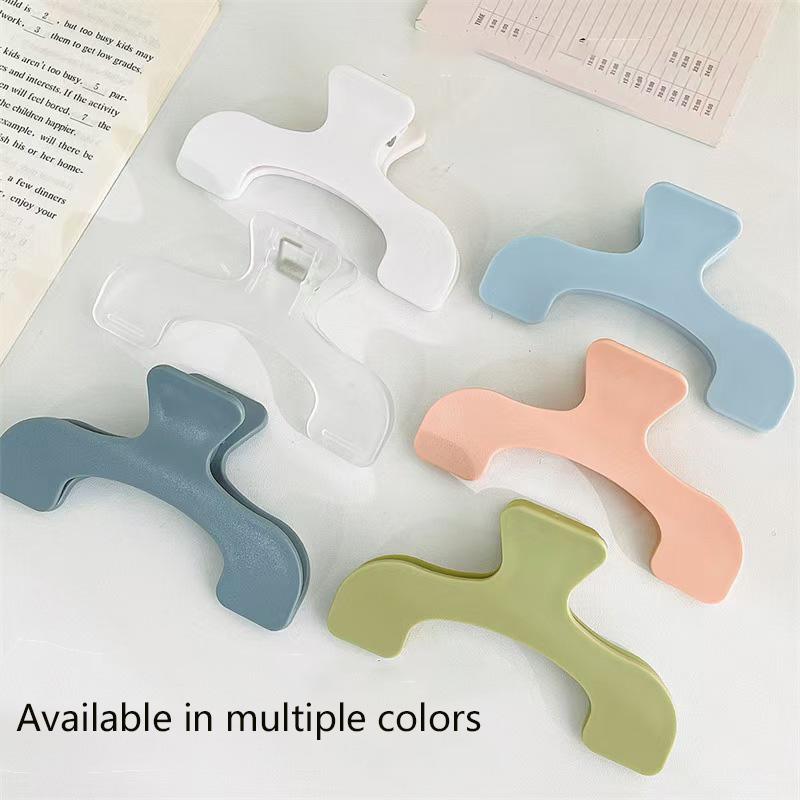 Hands-Free Reading Stand with Chinese Design, Strong Fixed Book Clip, Transparent Page Holder for Books & Music Sheets