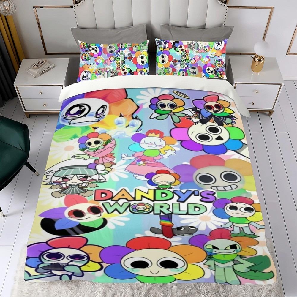 Game Dekbedovertrek Kussensloop Dandy's Wereld Beddengoed Set Volwassen Jongen Meisje Slaapkamer Decoratie Kindercadeau Enkel Dubbel Maat
