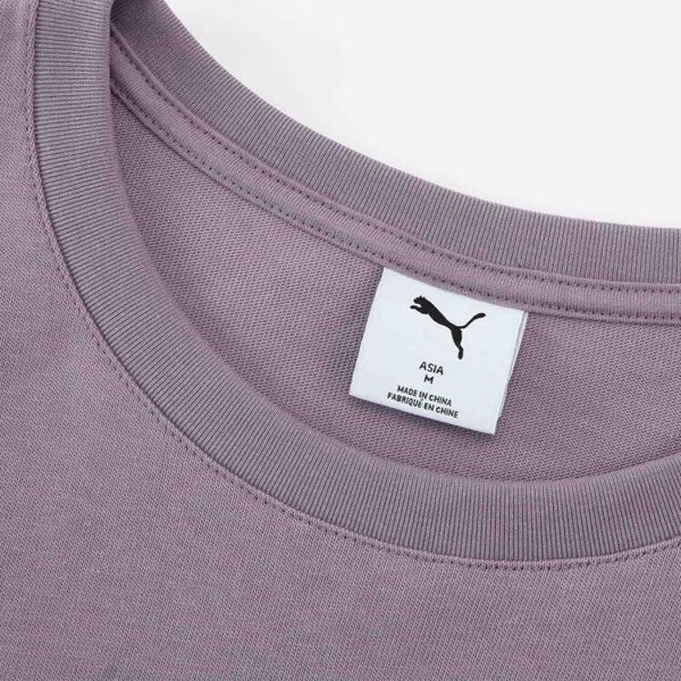 Puma Primeess Ss25 Relaxed Casual Round Neck Loose Short Sleeve T-Shirt Unisex Tops Light-Purple 632978-82