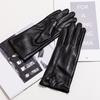 Womens Genuine Leather Gloves Winter Warm Touchscreen Compatible Fashion Outdoor Sport