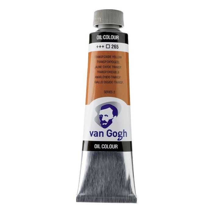 Peinture à l'huile - Van Gogh - S2 Oxyde Jaune - 40ml - Couleur Marron - Niveau Avancé