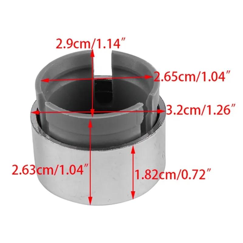 20Pcs Chrome Wheel Lug Bolt Nut Cap Cover for Touareg 2004-2017 Automobiles Engine Parts 7L6601173A 7L6 601 173A 2ZZ