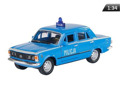 Model 1:34, PRL FIAT 125p MILICJA, Blue (A884F125MIN)