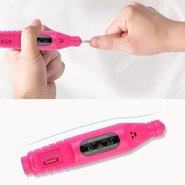 USB Charging Electric Nail Drill Machine Polish Grinding Nail Art Manicure Tool 14Pcs/Set