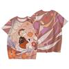 Popular Game Genshin Impact Cosplay T-shirt 3D Klee Print Cartoon T Shirt Fashion Short Sleeve Crew Neck Y2k Top Summer Clothing