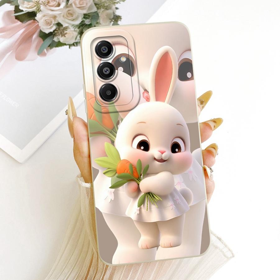 For Samsung A17 Case Galaxy SM-A176B Cover Rabbit Silicone Soft Back Case For SamungA17 A 17 5G Phone Case Protective Shell