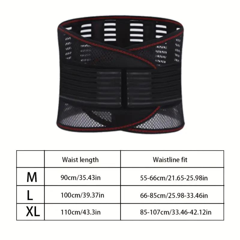 Durable And Safe Lumbar Support Belt Anti-Skid Back Braces Waist Belt For Men Women Work Lower Back Pain Relief Spine Lumbar Support Belt