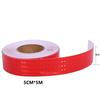 2.5cm/5m/10cm/15cm/20cm*5M Red Shining Stars Reflective Sticker Waterproof Strong Adhesive Safety Warning Reflector Tape For Car