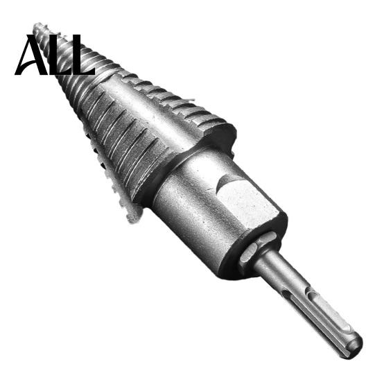 Schwerlast Holzspalter Bohrer, 110mm Stamm mit U-förmigem Anti-Rutsch-Bit Anti-Rutsch-Gewinde, Kompatibel Hand/Elektrisch zum Brennholz Hacken Spalten 110MM round handle connecting rod