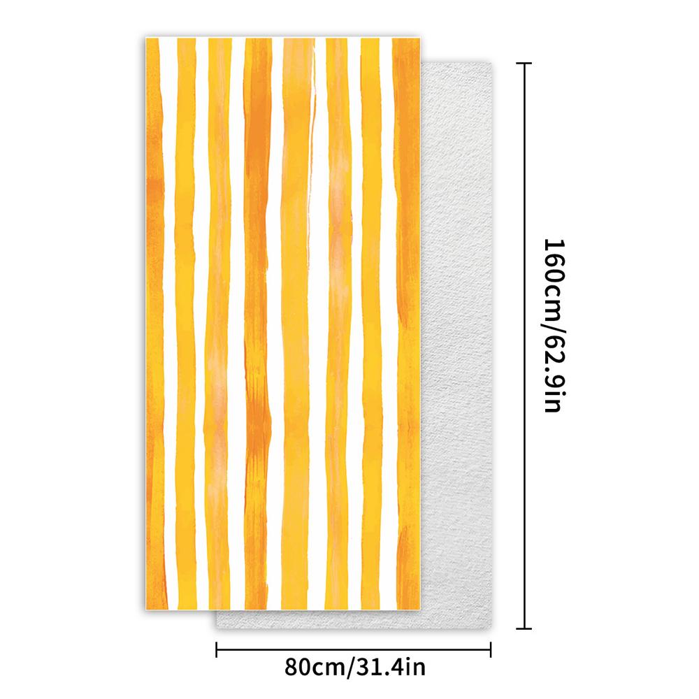 Summer Striped Beach Towel Microfiber Absorbent Soft Bath Shower Towels Quick-drying for Adults Bathroom Spa Swim 80x160cm