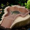 Schildpad Waterbad Schildpad Dompelbad Met Ladder Schildpad Zwembad Landschap Aquarium Decoratie Voor Gecko Schildpad Baardagaam