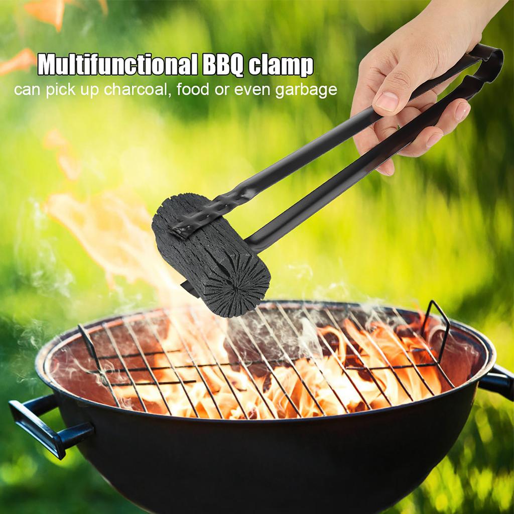 Multifunctional Metal Barbecue Tongs Clamp for Waste Charcoal Serving Tools