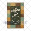 Letrero de Café Retro Decoración de Café Bar Placa Vintage Tienda de Bebidas Decorativo Pared Pub Club Póster 20x30cm