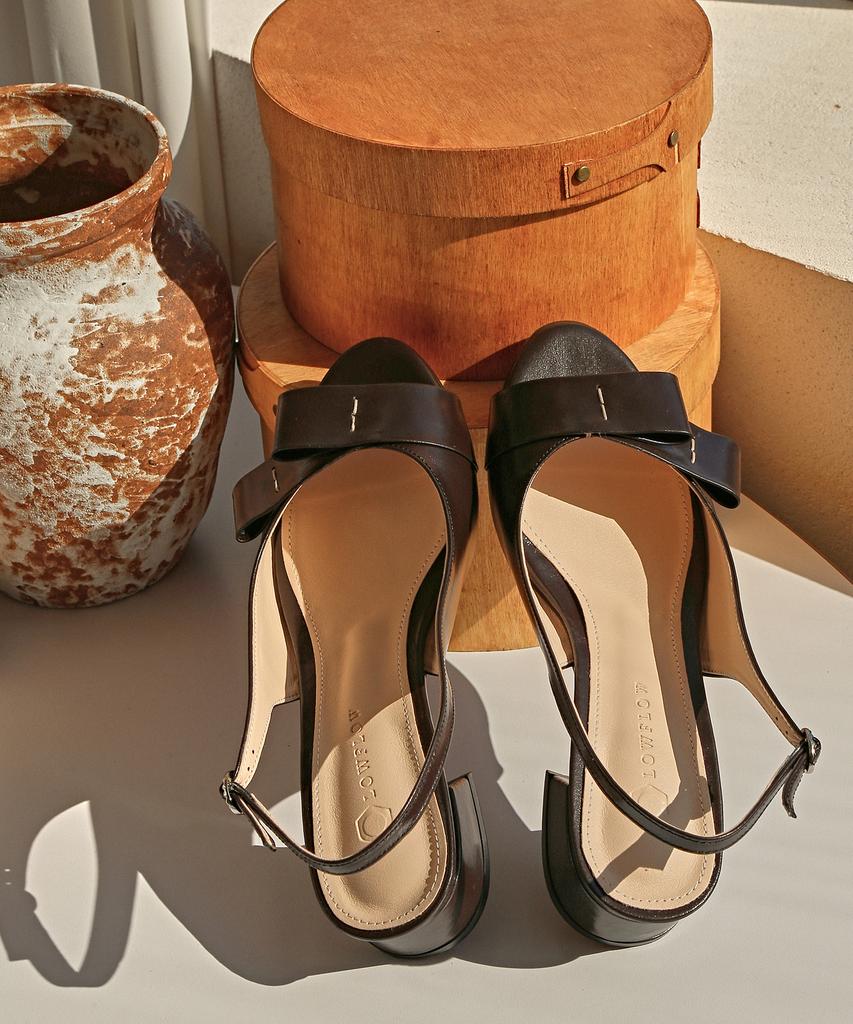 Lowflow 153J Dant Ribbon Slingback Sandals_3Cm (A Type)