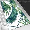 Green Tropical Plants Desk Mat Mousepad Computer Deskmat x Mouse Pad Kawaii Office Accessories Pc Table Rug Xxl Mouse Mats