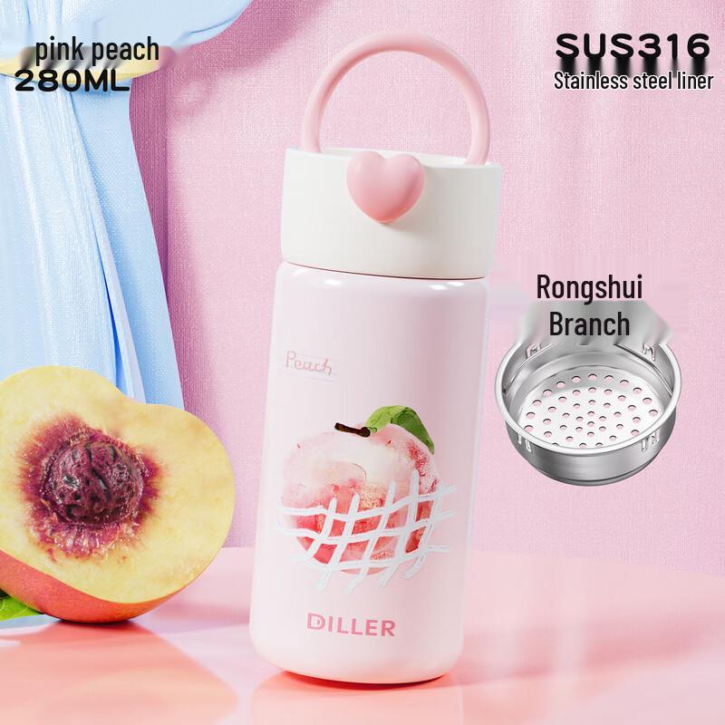 Dilebaier Cute Mini Insulated Portable Bottle