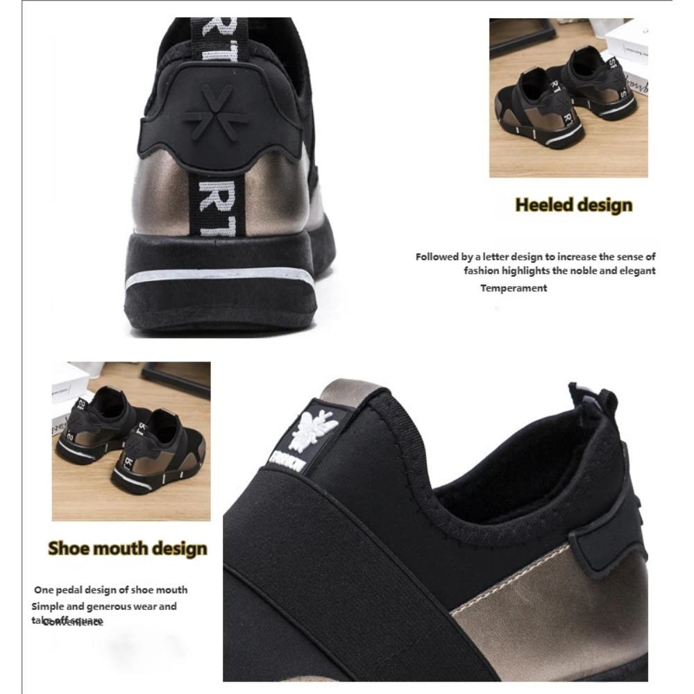 JMXD Spring Summer Womens Breathable Flyknit Slip On Sneakers Lightweight Soft Sole Running Shoes One Step Comfort Casual Ladies Footwear