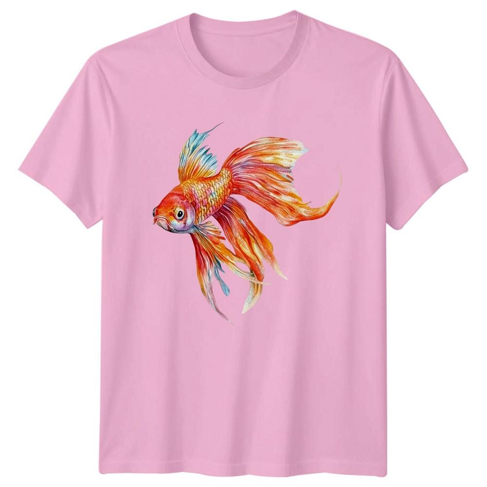 Goldfish Watercolor TShirt Aquatic Nature 2026 Gift For Him And Her