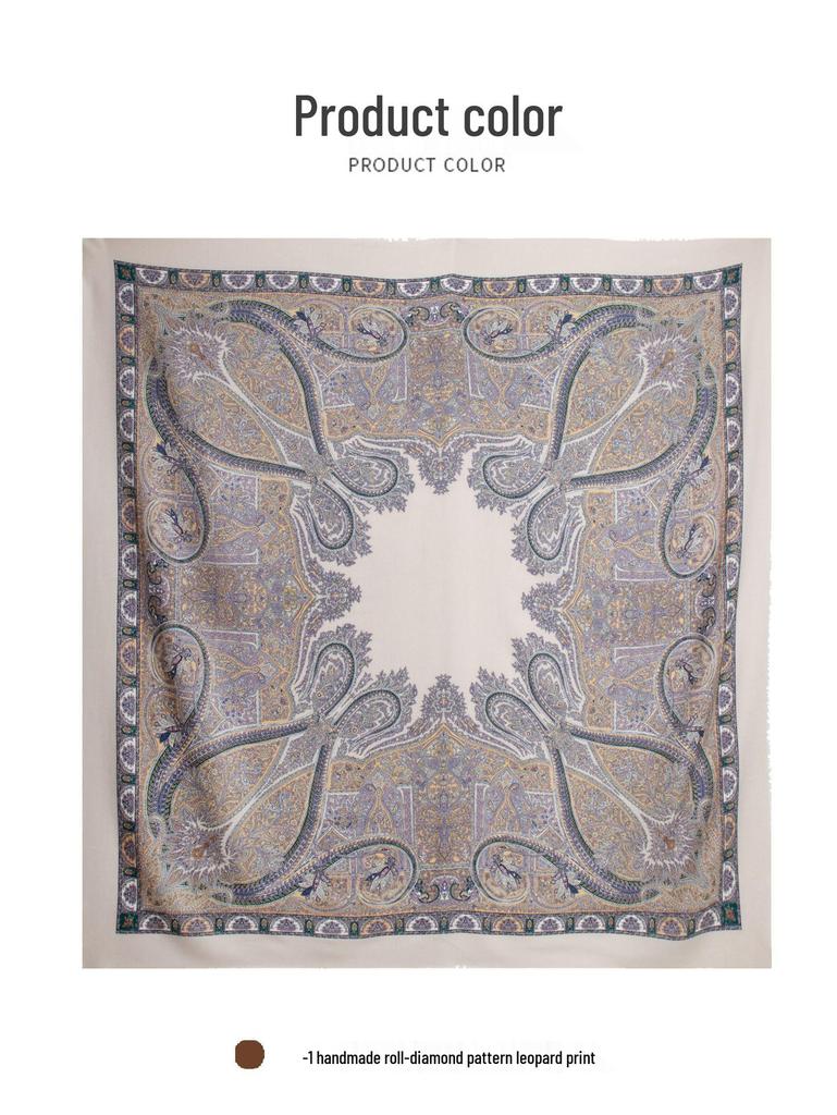 Women's Versatile Wool Scarf Shawl: Commuting, Sun Protection, Soft Neck Warmer