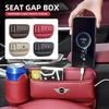 XYFHK1 2025 HotE90 For BMW MINI For BMW 1pcs Car Seat Gap Storage Box Water Cup Holder Car Accessories For BMW Mini Cooper S Countryman A31