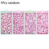 Sweet 3D Cherry Blossom Sticker Romantic Trendy Relief Flower Stickers Diy Scrapbooking Notebook Stationery Decal Decoration