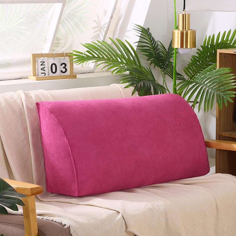 Bed Triangular Cushion Chair Bedside Living Room Single Double Trio Combination Office Chair Reading Pillow Household Decor
