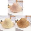 Summer Woven Straw Hat With Wide Brim For Adults And Kids Sun Protection Beach Vacation