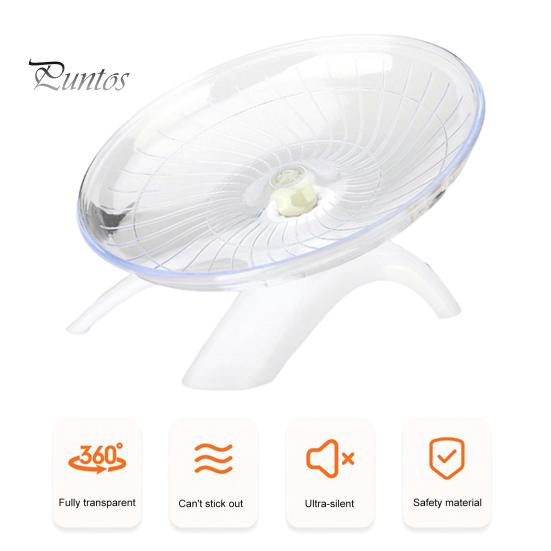 Hamster Wheel Toy Hermit Crab Climbing Toy Silent Hamster Flying Saucer Running Exercise Wheel Small Animals Cage Accessory Tank Accessory