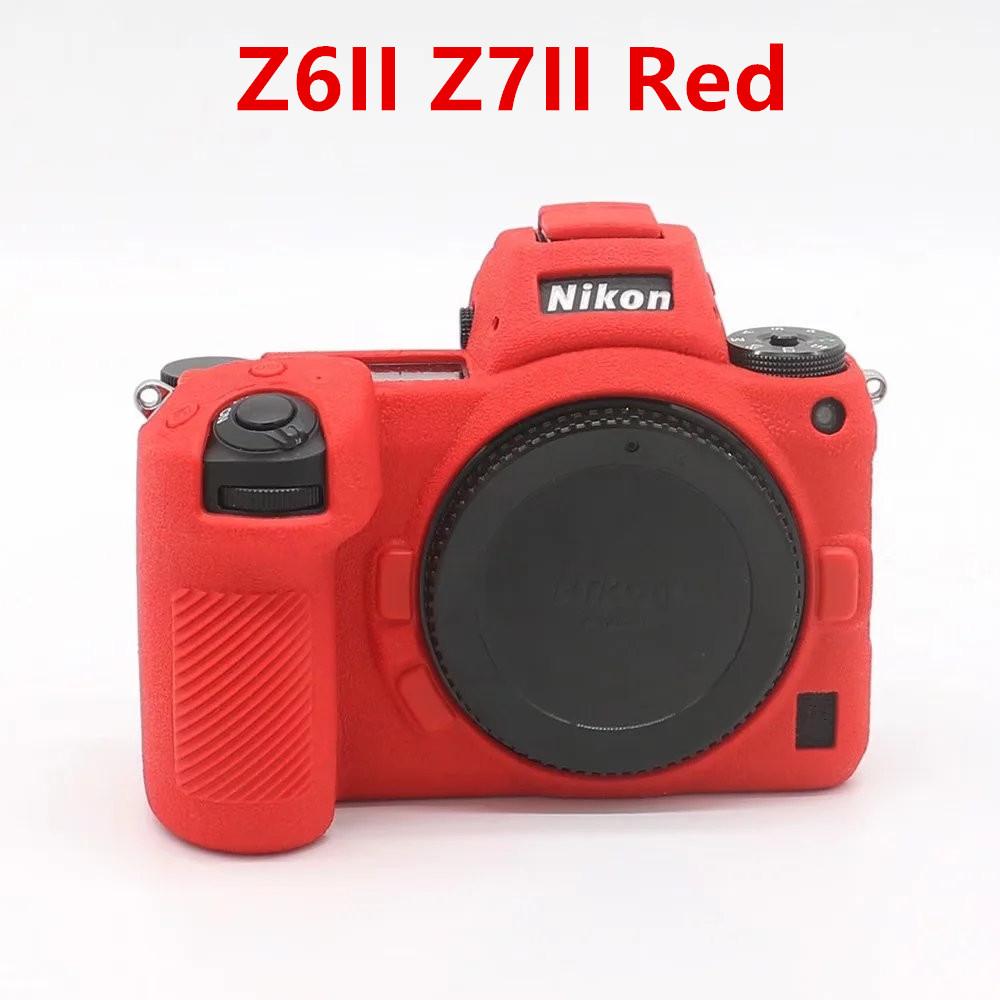Soft Silicone Rubber Armor Camera Bag Case For Nikon Z50 Z6 Z7 Z6II Z7II D5500 D5600 D7000 D7100 D7200 D600 D610 D750 DSLR Cover