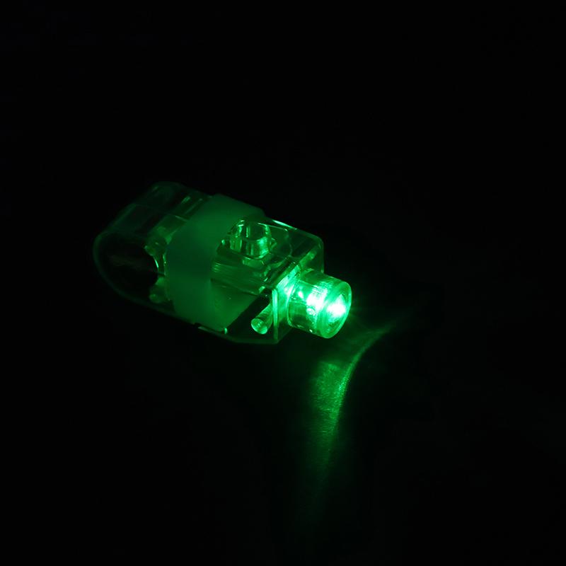 10Pcs Color Luminous Led Finger Lights Glow In The Dark Finger Flashlights Toys For Kids Birthday Rave Party Supplies