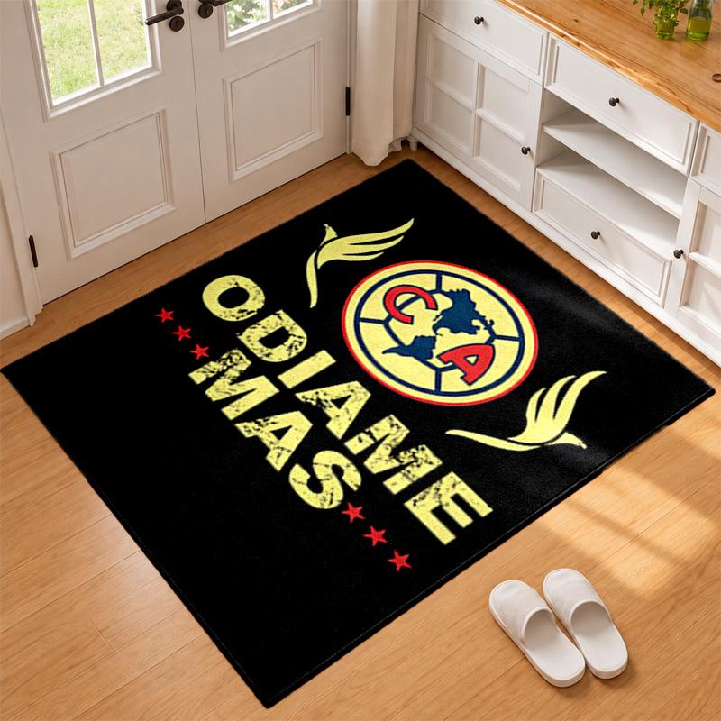 Club America Carpet Door Mat for Living Room or Bedroom Protective Mat Under Chair Office Decoration Christmas Gift Birthday Present