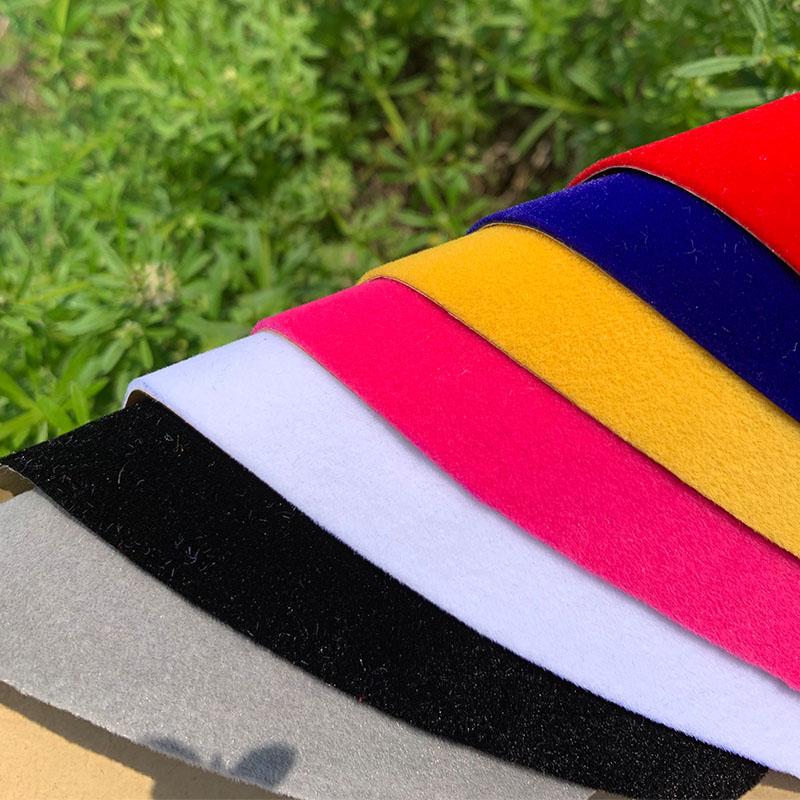 Fabric Adhesive Velvet Sheets with Sticky Glue Back for Art Craft Jewelry Box Liner Furniture Protector Pads Water Resistant DIY