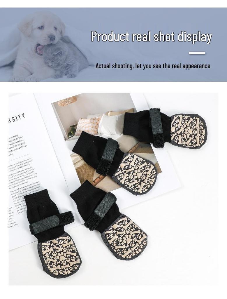 Large Dog Waterproof Non-Slip Socks & Shoes - All Season Pet Footwear
