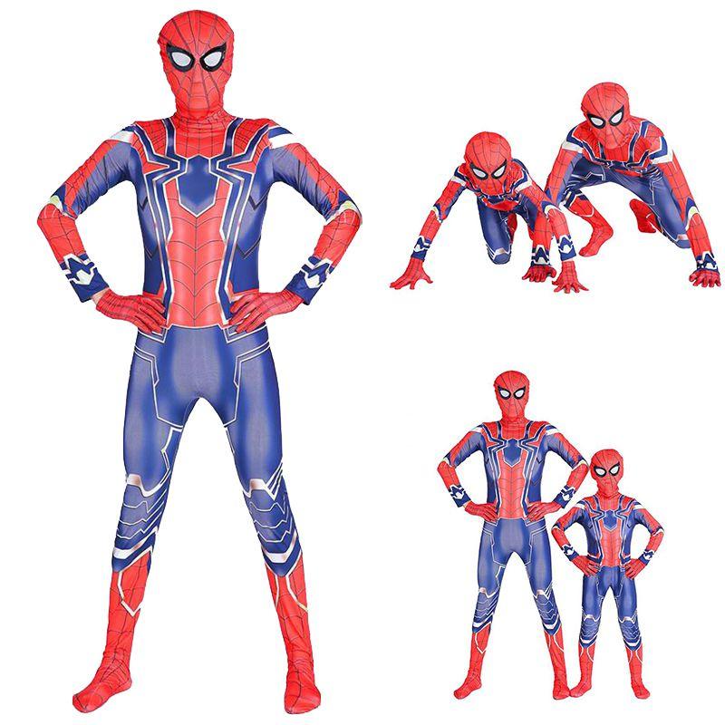 Exquisite Iron Spider-man Cosplay Costume Featuring Perfect Stitches For Halloween Fun