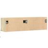 TV Wall Cabinet with LED Lighting Sonoma Oak Finish 140 x 31 x 38 cm