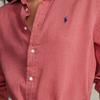 Polo Ralph Lauren SS22 Solid Color Logo Embroidered Single-Breasted Long Sleeve Shirt Women Shirts WMPOSHTNDO20226-600