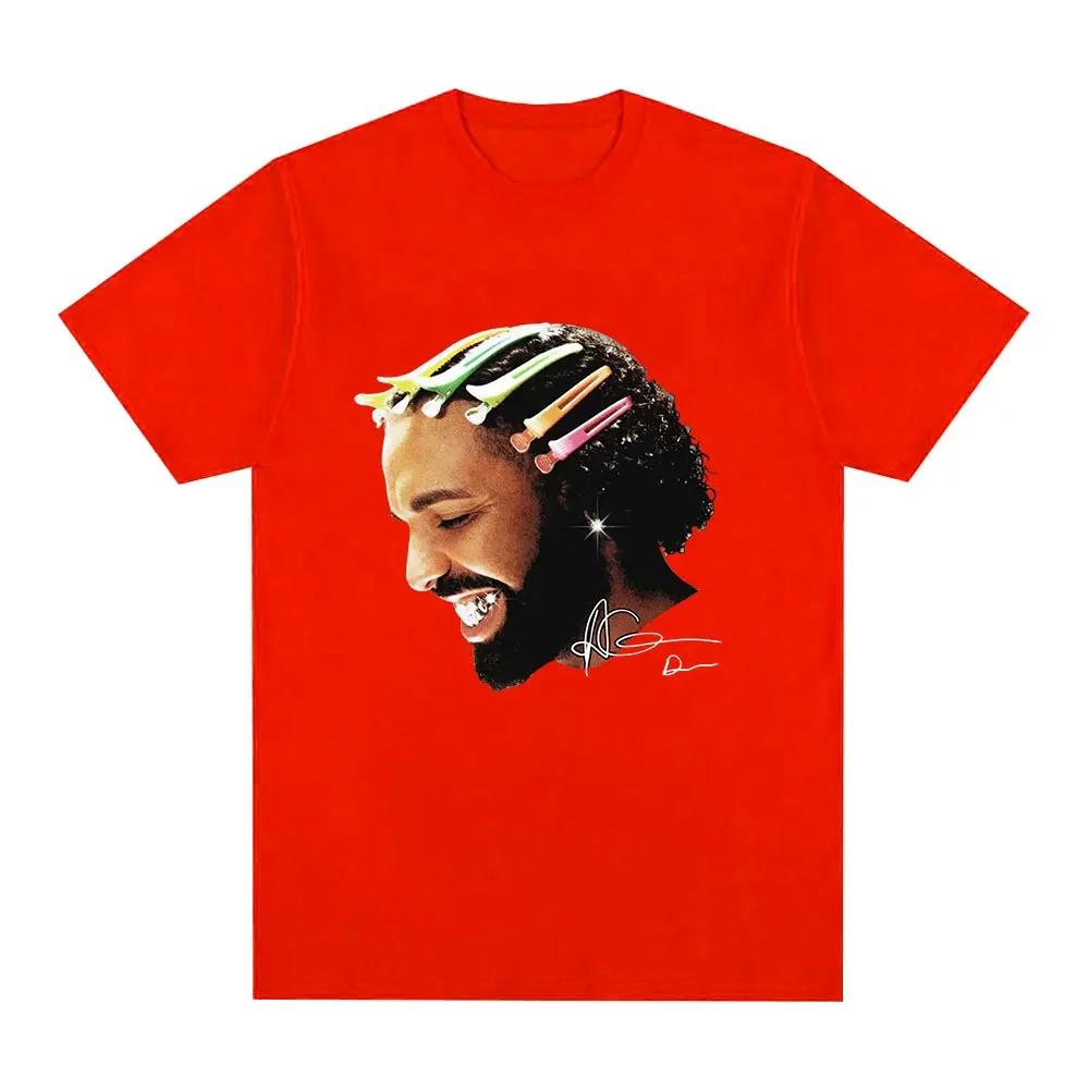 Rapper Drake for All The Dogs Pattern Tshirt Hip Hop Fashion Tshirt Casual Tshirt Plus Size Street Clothing S