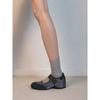 Schafsleder-Version~ Nische Retro runde Zehenpartie Innenhöhe erhöht Klettverschluss Mary Jane Schuhe Damen Koreanische Version Freizeitschuhe vielseitige Einzelne Schuhe