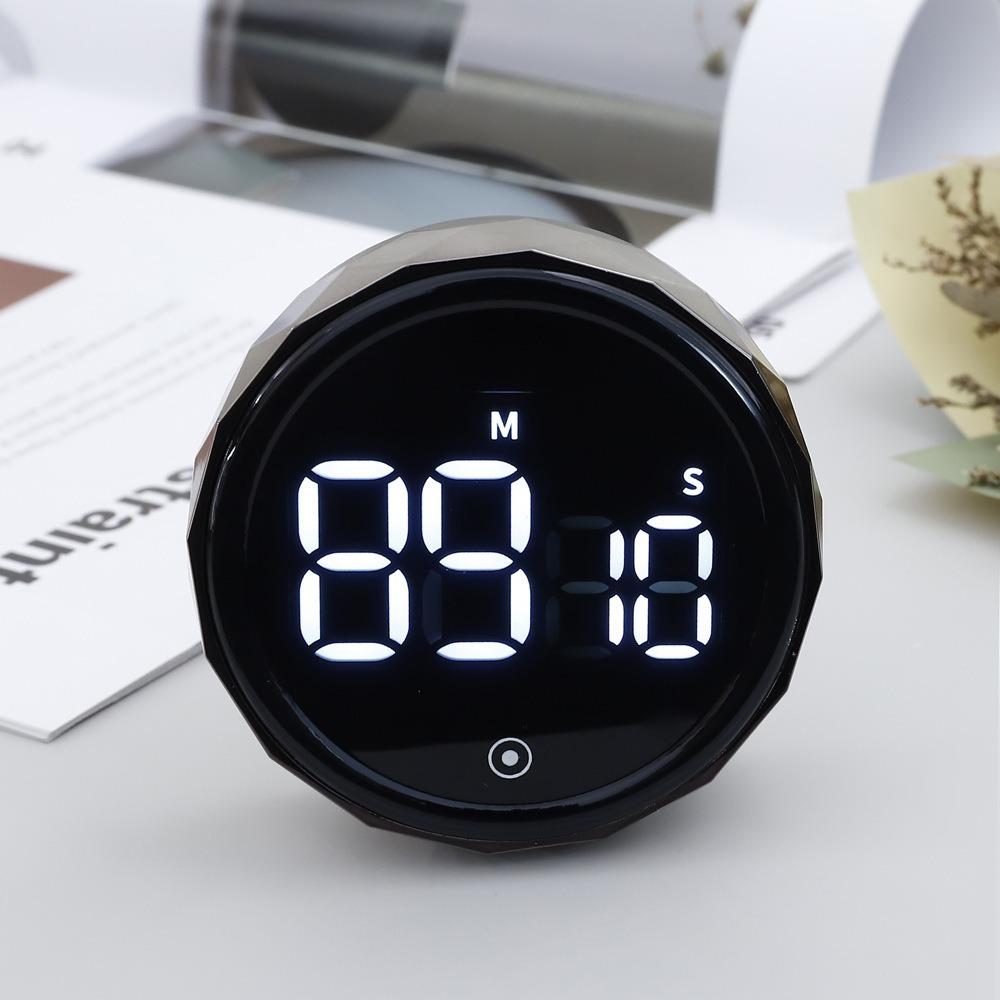 

Compact LED Digital Timer Magnetic Visual Timer Stopwatch Kitchen Timer Cooking чёрный
