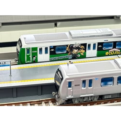 Railway Collection Tetsuro Shizuoka Railway A3000 Series My Hero Academia Izuku Midoriya 2-Car Set Diorama Supplies