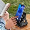 Cell Phone Stand W/ BT Speaker Stereo Sound Portable Bluetooth-compatible Speaker RGB Ambient Light for Home and Outdoors