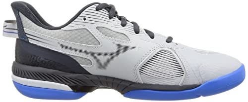 Mizuno Wave Exceed 5 Wide CS Tennis Shoes, Light Gray/Blue/Light Gray, Size 27.5 cm, 3E
