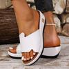 Fashion 2025 Summer New Women's Rome Slippers Outdoor Casual Wedges Plus Size Comfortable Shoes Open Toe High Quality Daily Sandals