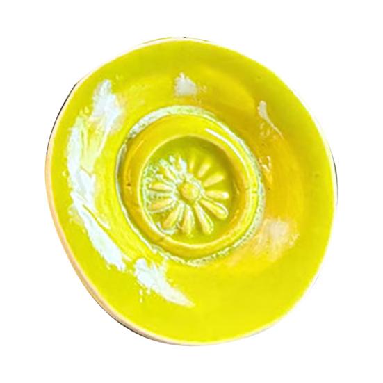Mini Bee Watering Station Stake, Outside Pollinator Butterfly Bee Feeder Cup, Weather-proof Bee Waterer Bath Bowl for Outdoor Garden Courtyard
