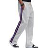Summer new men's colour blocking casual trousers large size trousers Slim breathable trousers fashionable