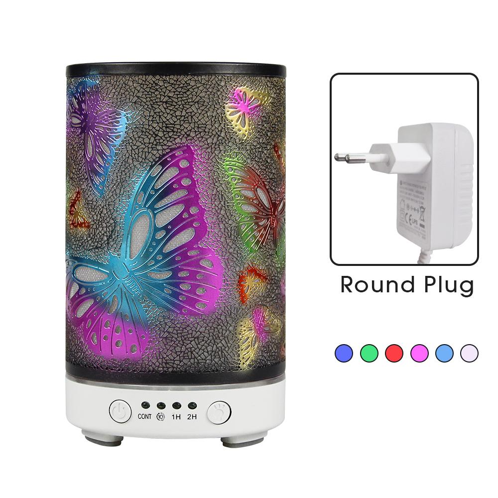 100ml Humidifiers Cool Mist Top Fill Essential Oil Diffuser for Bedroom Large Room Home Baby Nursery and Plants with Nightlight