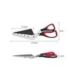 Multifunctional Pizza Scissors Stainless Steel Blade Pizza Cutting Tools Ergonomic Grip Detachable Scissors For Kitchen