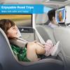 Black Backseat Seat Universal Stand Silicone Holding Net Tablet Mount for Car Back Seat  Travel