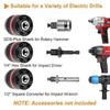 Keyless Drill Chuck for Milwaukee M18 - 1/2\"-20UNF Mount, 1.5-13 mm Self-tightening Metal Replacement Chuck